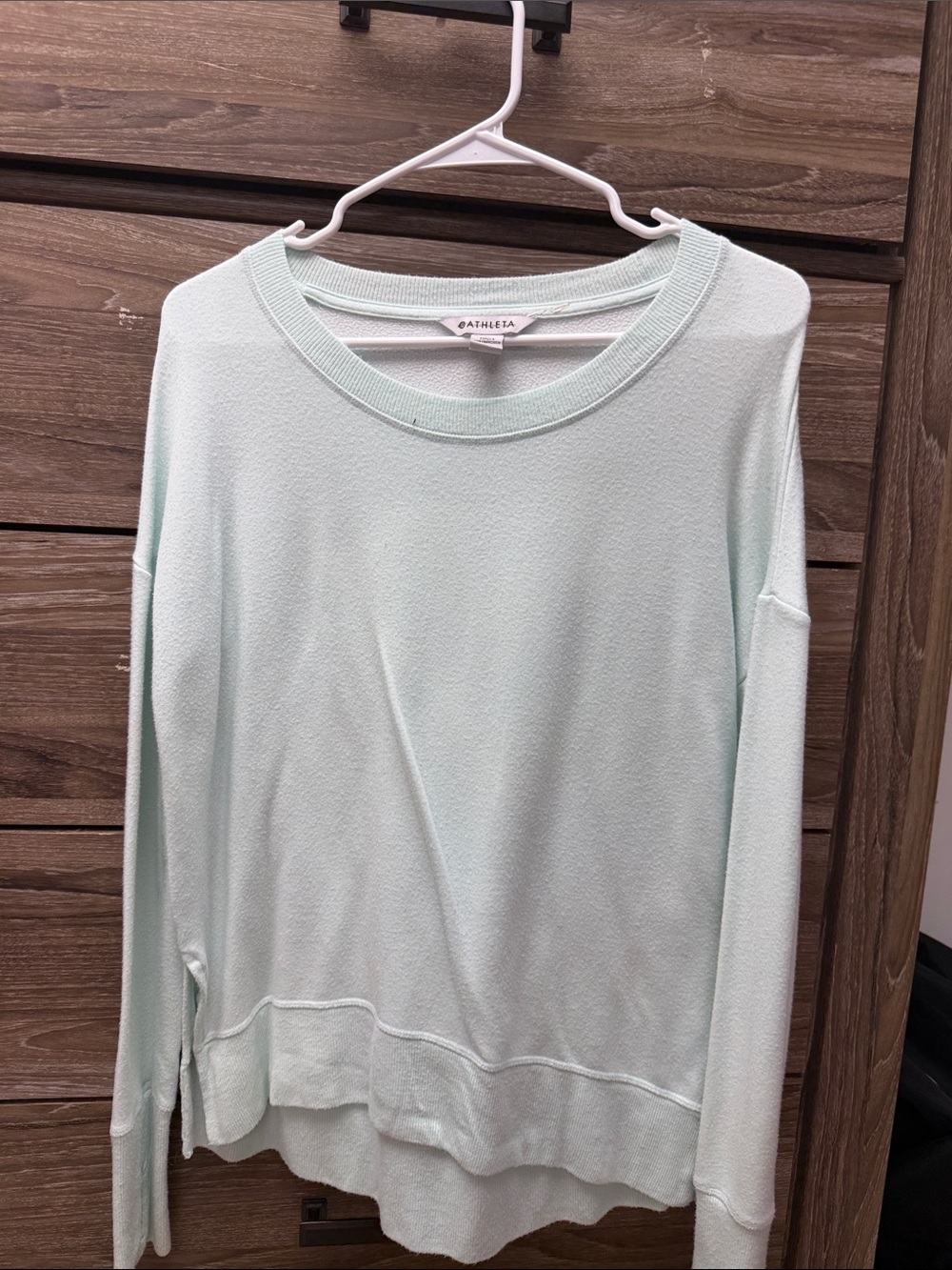 Athleta Mint Lightweight Crewneck Pullover
